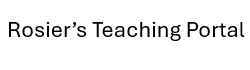 Rosiers' Teaching